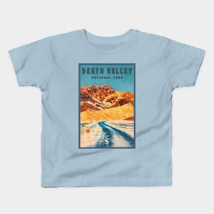 Death Valley National Park Vintage Travel  Poster Kids T-Shirt